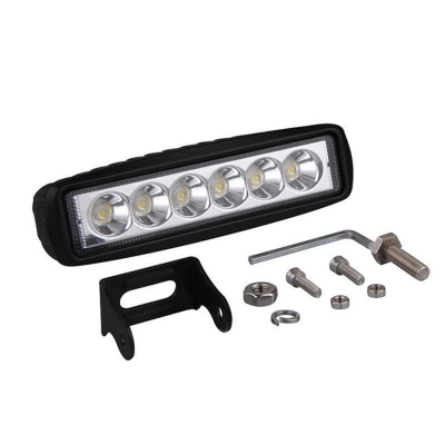 7 Inch LED Work  Light Bar 18W Cree LED Spot Beam  LED For Off Road 4x4 Jeep Truck ATV SUV Pickup, 2 Pcs