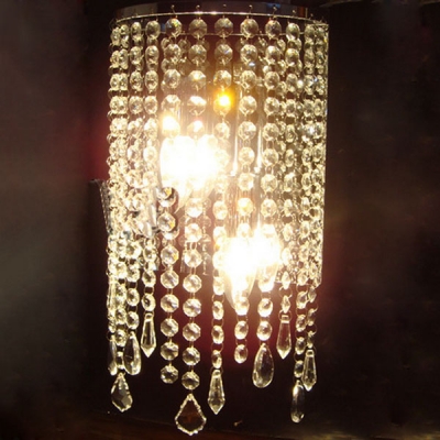 Crystal Wall Sconce Luxury 8''