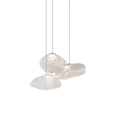 

Glass Stone Multi-light Pendant 3 Lights, HL439850