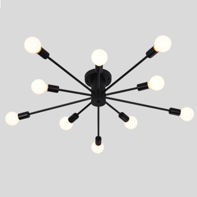 Modern Chandelier Sputnik Style, 10 Lights