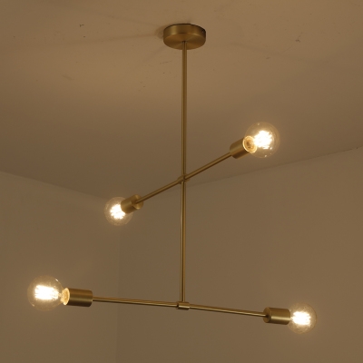 

Vertical Minimal Chandelier 4 Bulbs, HL440499