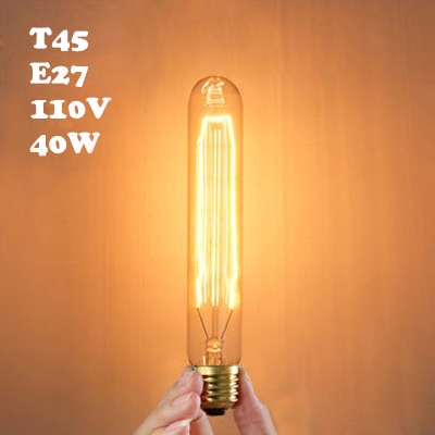 110V T30 E27 40W 30*30mm Edison Bulb