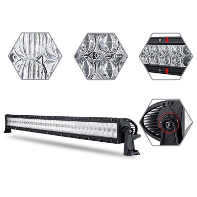 5D 42 Inch RGB Off Road LED Car Light Bar CREE 240W Flood And Spot Combo Beam For Off Road, Truck, SUV, BOAT, JEEP