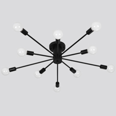 Modern Chandelier Sputnik Style, 10 Lights