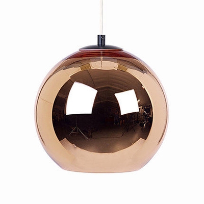 Chrome Ball Pendant Light Copper/Gold/Silver 12