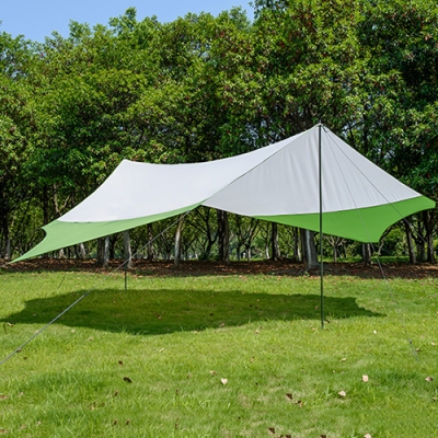 13-ft x 11-ft Easy-up Tent 5-8 Persons 3 Season Tarp Shelter in Green, 1.7kg