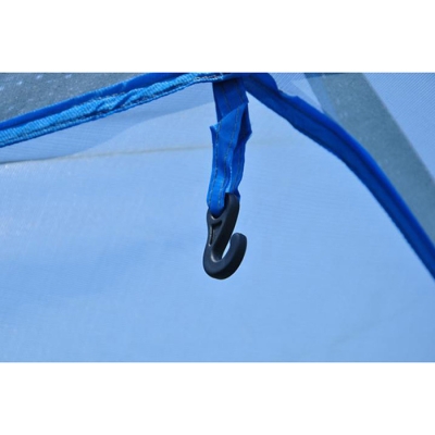 Aluminum Pole Double Layer Windproof 4-Season 3-Person Dome Tent for Winter Camping, Blue