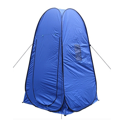 Pop Up Tent Private Shower Tent Blue Coating Waterproof, 77 Inches High 1.8kg