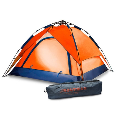 Outdoors 2-Person Instant Self Quick Pitch 3-Season Backpacking Dome Tent, Orange