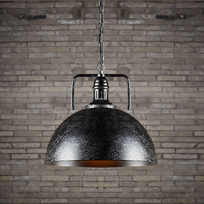 8/12/16 Inches Wide Galvanized Iron One Light Industrial LED Pendant Lighting