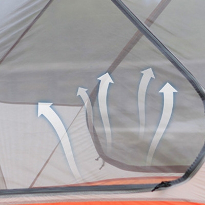 Yellow Outdoors Camping Aluminum Rod 2-Person 4-Season Semi-Geodesic Tent