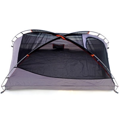 Orange Water Resistant 1-Person 3-Season Backpack Dome Tent (6'x3')