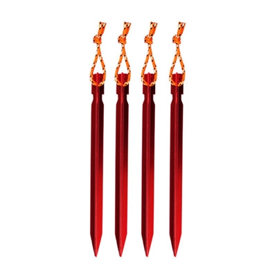 

7" Aluminum Tri-Beam Tent Stake-4 Pack (Red, CH444720