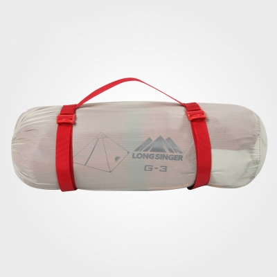 Double Layer Durable Water Resistant 4-Season 1-Person Basic Ridge Tent, White