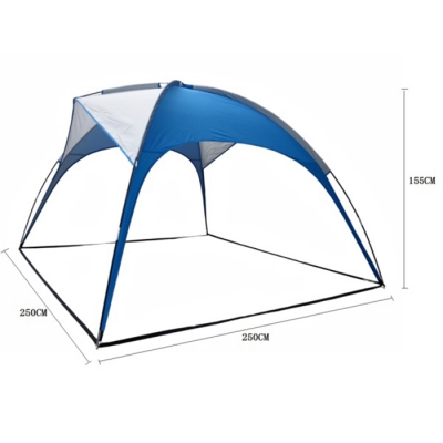 Dome Tent 2 Persons 3 Season Anti UV Beach Sunshade Shelter Blue