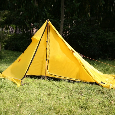 Portable 4-Season 1-Person Basic Ridge Tent for Camping, Hiking and Fishing