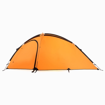 Ultralight 3-Person 4-Season Nylon Both Sides Silicone Coating Camping Geodesic Tent (Orange)