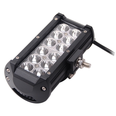 7 Inch Off Road LED Light Bar CREE LED 36W 30 Degree Spot Beam Car Light For Off Road, Truck, 4WD, BOAT, JEEP, Pack of 2