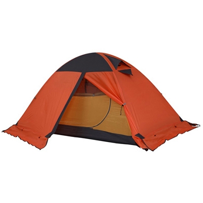 Outdoors Waterproof Hiking Camping Aluminum Rod Tent for 4-Season 2-Person, Orange Including Footprint and Groundsheet