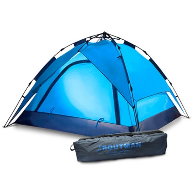 Outdoors 2-Person Instant Self Quick Pitch 3-Season Backpacking Dome Tent, Blue