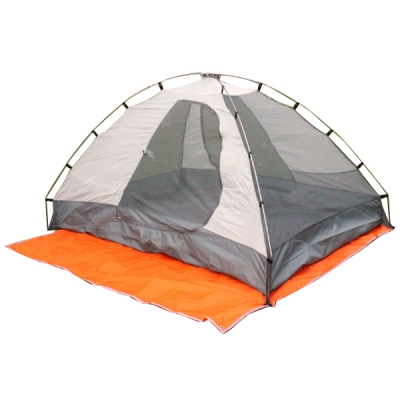 Easy Set-up 2-Person Waterproof 3-Season Dome Tent with Carry Bag, Red