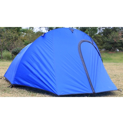 Double Layer Anti-UV 2-Person Backpacking 3-Season Dome Tent, Blue