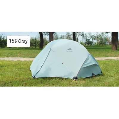 Ultralight Greyish White 6'x3' 1-Person Waterproof Backpack 3-Season Dome Tent