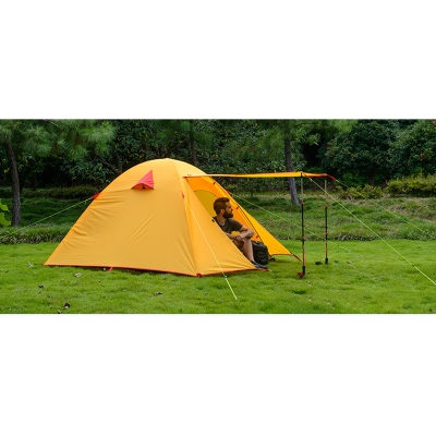 Outdoors 2-Person Camping 3-Season Backpack Waterproof Dome Tent, Orange