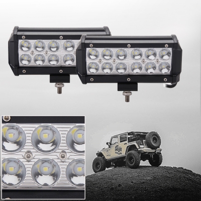 7 Inch Off Road LED Light Bar CREE LED 36W 30 Degree Spot Beam Car Light For Off Road, Truck, 4WD, BOAT, JEEP, Pack of 2