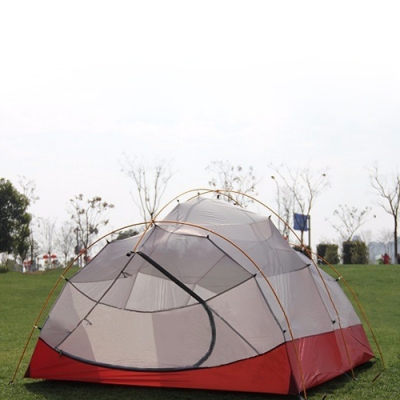 4-Person Camping Tent 3-Season Water Resistant Dome Tent with Carry Bag