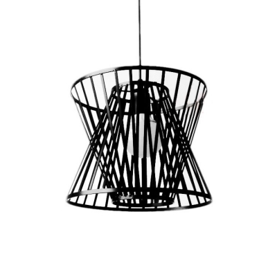 Industrial Hanging Pendant Light in Nordic Style with Novelty Wire Net Metal Cage