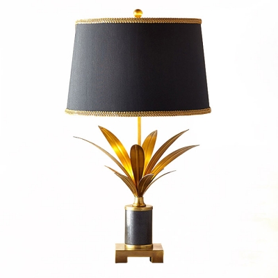 

Modern Table Lamp with Golden Leaves Black Shade, HL442633