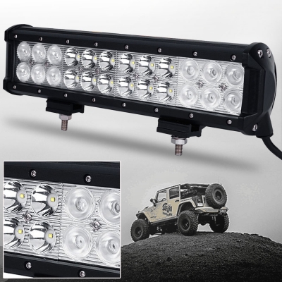 12 Inch Off Road LED Light Bar CREE LED 72W 30 Degree Spot 60 Degree Flood Combo Beam Car Light For Off Road, Truck, 4WD, BOAT, JEEP