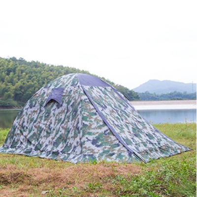 Outdoors 4-Person 3-Season Camouflage Backpacking Dome Tent for Camping，Hiking Travel Hunting