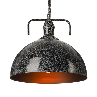 12 Inches Wide Galvanized Iron One Light Industrial LED Pendant Lighting
