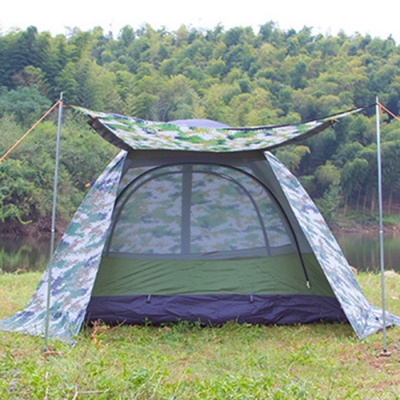 Outdoors 4-Person 3-Season Camouflage Backpacking Dome Tent for Camping，Hiking Travel Hunting