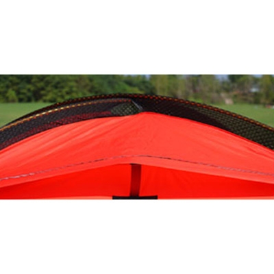 Windproof 2-Person 4-Season Lightweight Mountaineering Camping Tunnel Tent, Red