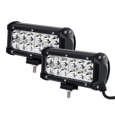 7 Inch Off Road LED Light Bar CREE LED 36W 30 Degree Spot Beam Car Light For Off Road, Truck, 4WD, BOAT, JEEP, Pack of 2