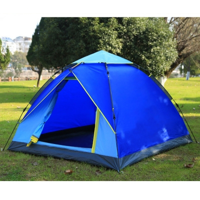 2-Person Instant Quick Pitch Camping Tent 3-Season Dome Tent with Carry Bag, Blue
