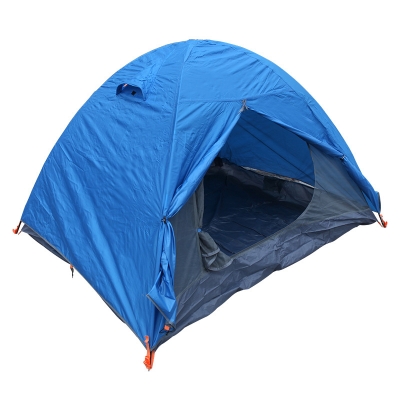 Ultralight Anti-UV Double Layer 2-Person 3-Season Backpack Dome Tent, Blue