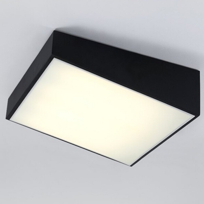 

Trapezoid Ceiling Light LED, 1 Light, Black;white, HL440803