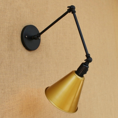 Industrial Swing Arm Wall Sconce, 5