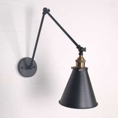 Industrial Adjustable Wall Sconce with 8