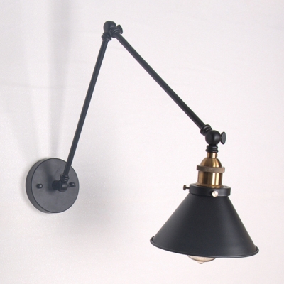 Industrial Adjustable Wall Sconce with 11