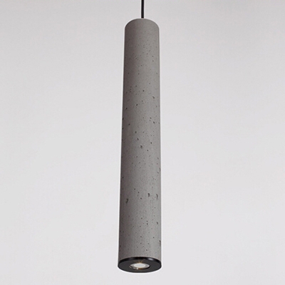 Industrial Single pendant light LED Concrete in Nordic Style