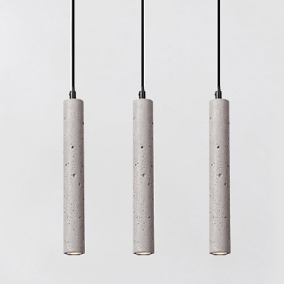 Industrial Single pendant light LED Concrete in Nordic Style