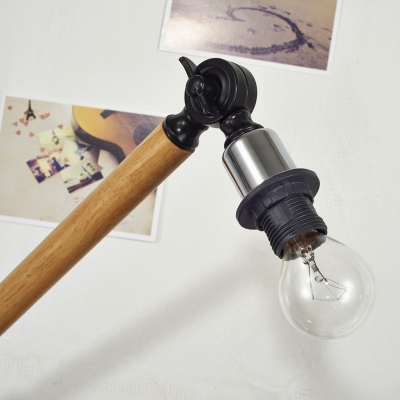 Industrial Table Lamp Adjustable with Cylinder Shade