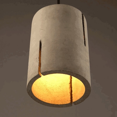Industrial Nordic Pendant Light Indoor, Cylinder Shade