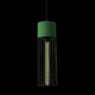 

Vintage Nordic Pendant Light Concrete with Cylinder Shade in Green, HL449139