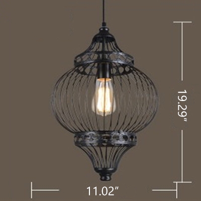 Industrial Hanging Pendant Light Vintage Style with Gorgeous Metal Shade